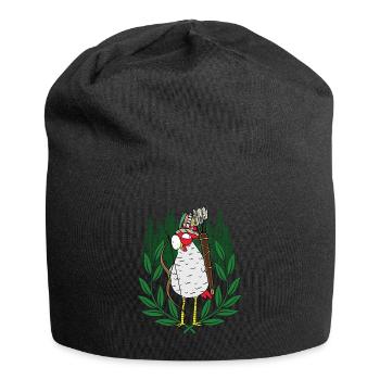 Archer de volaille Chicken Warrior - Bonnet en jersey - noir - Devant
