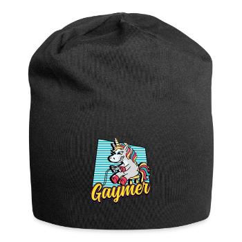 Gaymer Rainbow Gaming Égalité LGBT Pride - Bonnet en jersey - noir - Devant