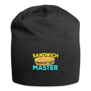 Sandwich Master Fast Food - Jersey-Beanie - Schwarz - Vorne