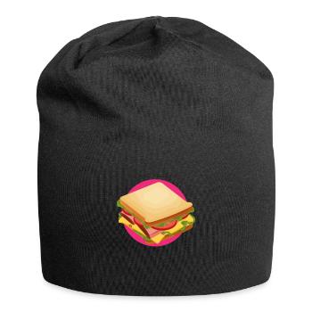 Sandwich Fast Food - Jersey Beanie - black - Front
