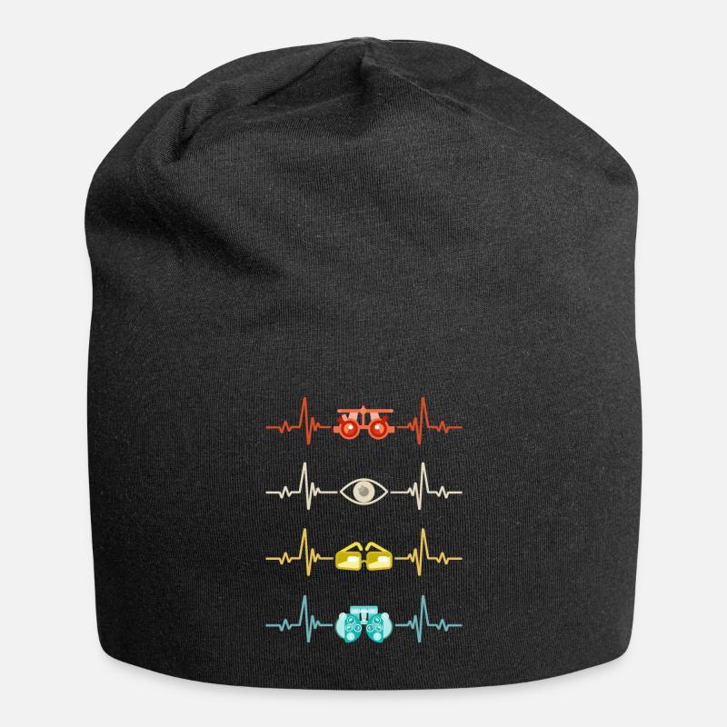 Optométriste Opticien Optométrie Ophtalmologiste - Bonnet en jersey - noir