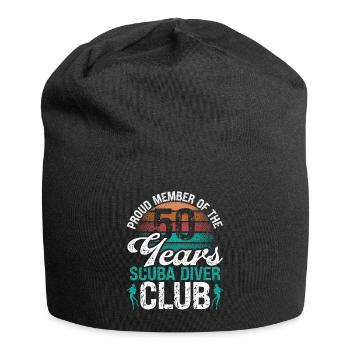 50 ans Scuba Diver Club Plongée 50e anniversaire - Bonnet en jersey - noir - Devant