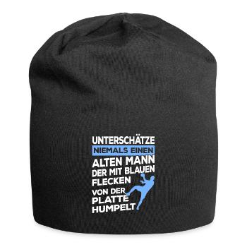 Herren Handballspieler Handballer Handball Trainer - Jersey-Beanie - Schwarz - Vorne