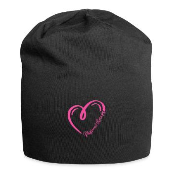 Physiotherapeut - Jersey-Beanie - Schwarz - Vorne