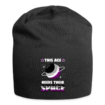 This Ace Needs Their Space Ace Pride - Jersey Beanie - black - Front