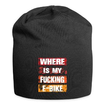 Where Is My Fucking Ebike - Jersey Beanie - black - Front