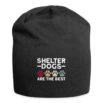 Dog Animal Welfare Animal Rescue Activiste Refuge pour animaux - Bonnet en jersey - noir - Devant
