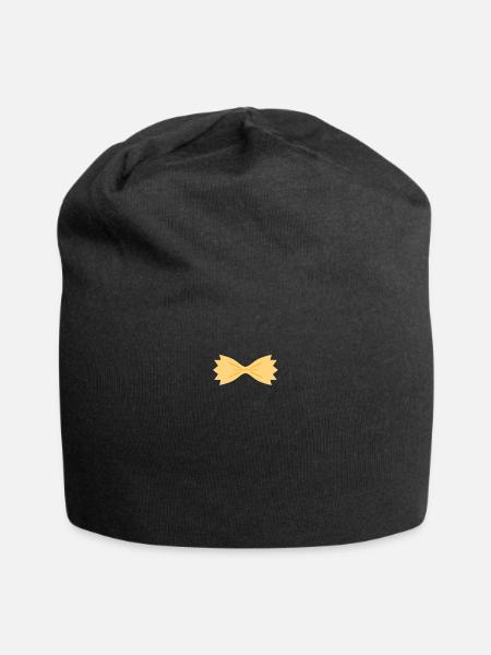 Italienische Pasta italienische Küche Nudel - Jersey-Beanie - Schwarz