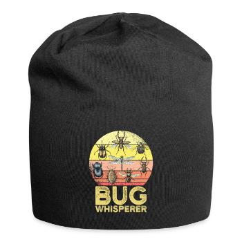 Bug Whisperer Kids Bug Hunter Gift - Jersey Beanie - black - Front