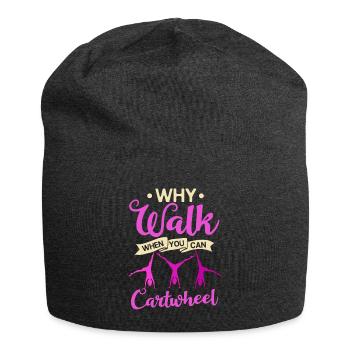 Cartwheel Gymnastique Roue Course Gymnastique Gymnaste - Bonnet en jersey - charbon - Devant