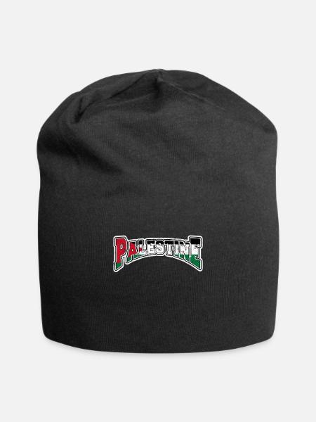 Palestine Gift Free Palestine Gaza Strip - Jersey Beanie - black