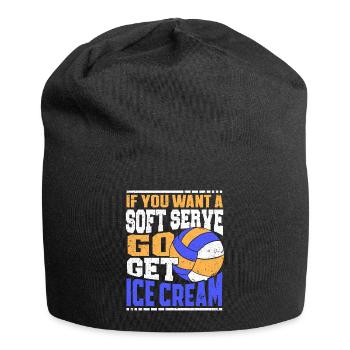 Volleyball player Volleyball - Jersey Beanie - black - Front