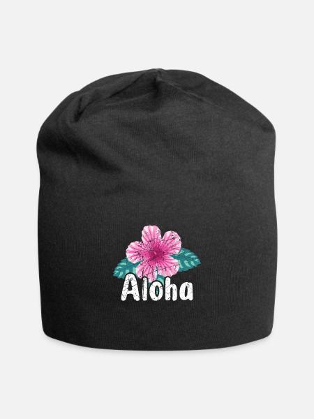 Aloha - Hawaii Surfing Retro Sunset - Jersey-Beanie - Schwarz