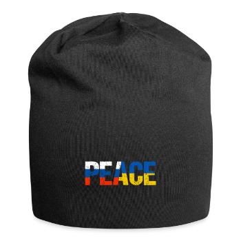 Russia Ukraine Peace - Jersey Beanie - black - Front