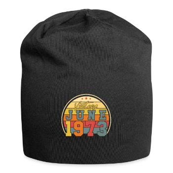 1973 Juni Retro - Jersey-Beanie - Schwarz - Vorne