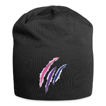Bisexuel Bi Pride Flag Scratch - Bonnet en jersey - noir - Devant