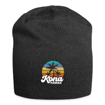 Hawaï - Bonnet en jersey - charbon - Devant