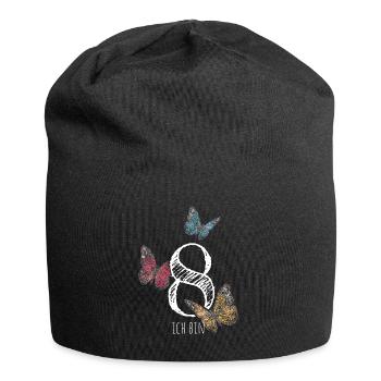 Achter Geburtstag 8. Geburtstagshirt - Jersey-Beanie - Schwarz - Vorne