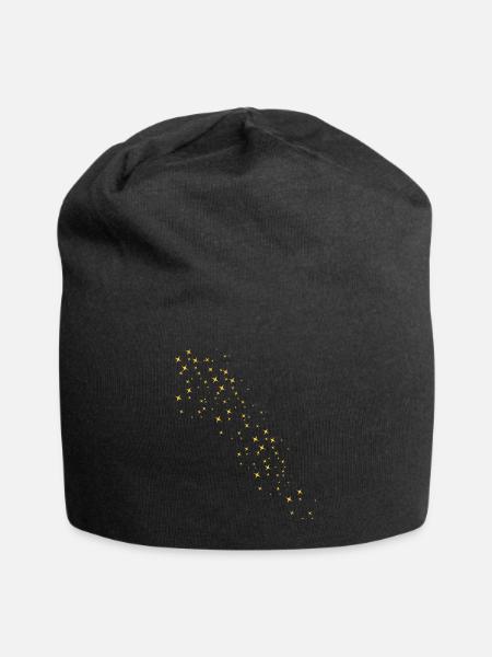 Sternenflotte Gold - Jersey-Beanie - Schwarz
