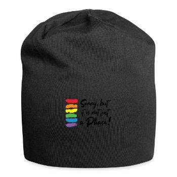 Sorry, but it is Not just A Phase Gay Pride LGBT - Jersey-Beanie - Schwarz - Vorne