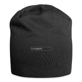 IT Support Nerd Geek Geeky RTFM Tech Support - Jersey-Beanie - Schwarz - Vorne