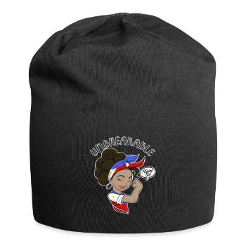 Filipino Girl Unbreakable Filipino Heritage - Jersey Beanie - black - Front