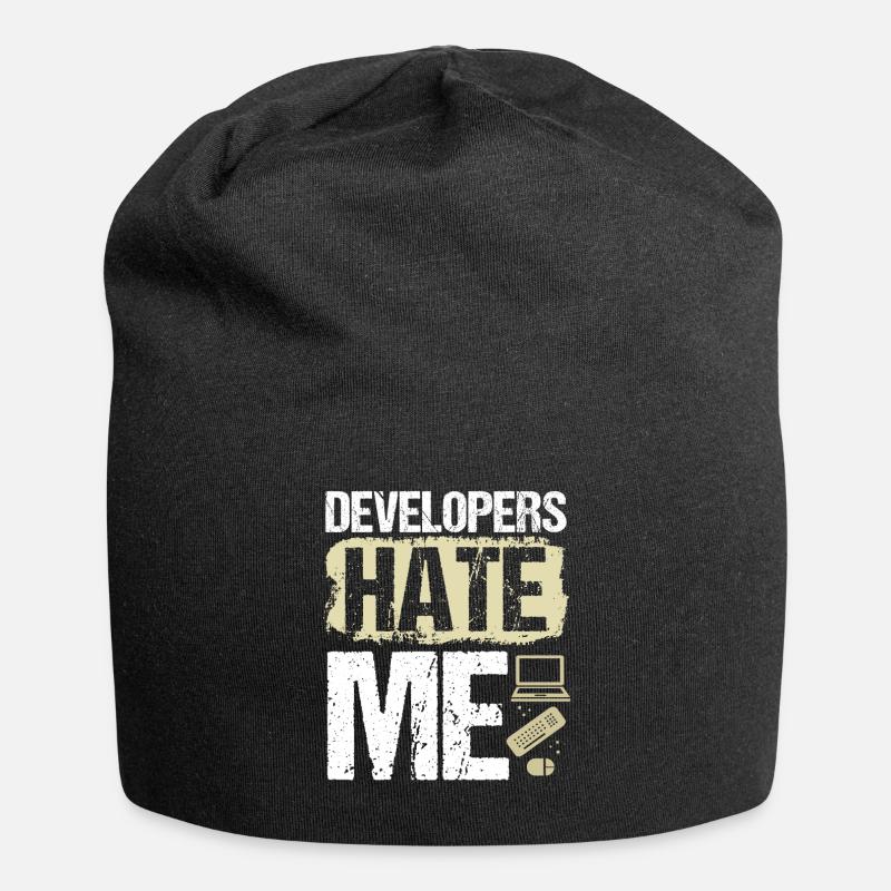 Quality Assurance Code Tester QA Engineering - Jersey-Beanie - Schwarz