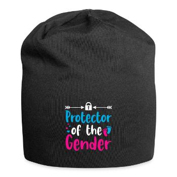 Beschützer des Geschlechts Zitat für einen - Jersey-Beanie - Schwarz - Vorne