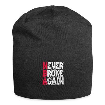 Motivation Motivate Career Saying Gift - Jersey Beanie - charcoal grey - Front