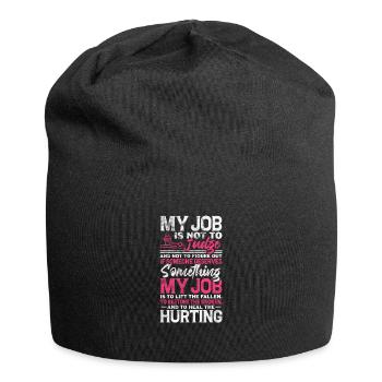 Physiothérapeute Physiothérapie Physio Cadeau - Bonnet en jersey - noir - Devant