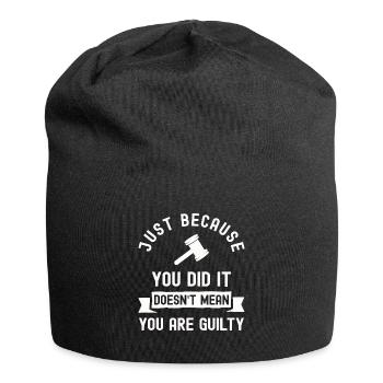 Lawyer Tshirt Law Lawyer Judge Lawyer Law - Jersey Beanie - black - Front