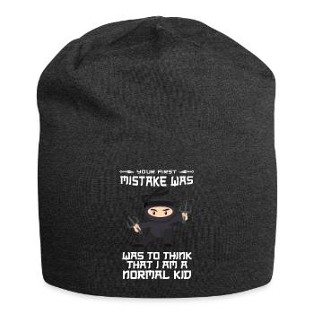 Ninja - Jersey Beanie - charcoal grey - Front