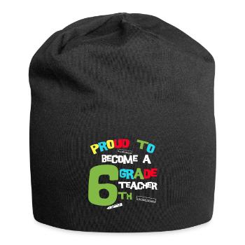 Teacher School Teacher 6th grade Primary school - Jersey Beanie - black - Front