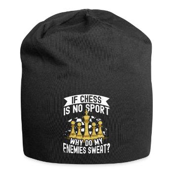 Chess Tshirt Chessboard Checkmate Chess Game - Jersey Beanie - black - Front