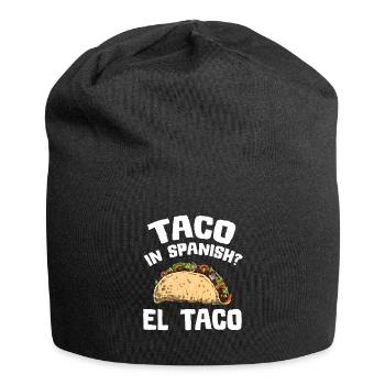 Taco Mexico Food Fast Food Nachos Fiesta Salsa - Jersey Beanie - black - Front