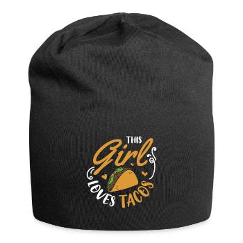 Taco Mexico Food Fast Food Nachos Fiesta Salsa - Jersey Beanie - black - Front