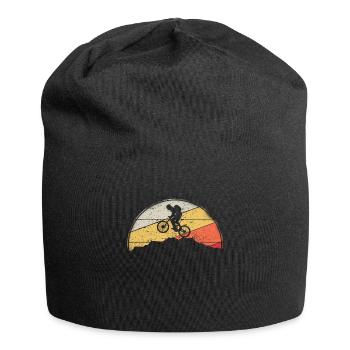 VTT VTT Nature Montagnes Rétro Vintage - Bonnet en jersey - noir - Devant