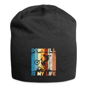 Downhill is My Life VTT RetroVintage - Bonnet en jersey - noir - Devant