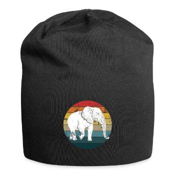 Elephant - Jersey Beanie - black - Front