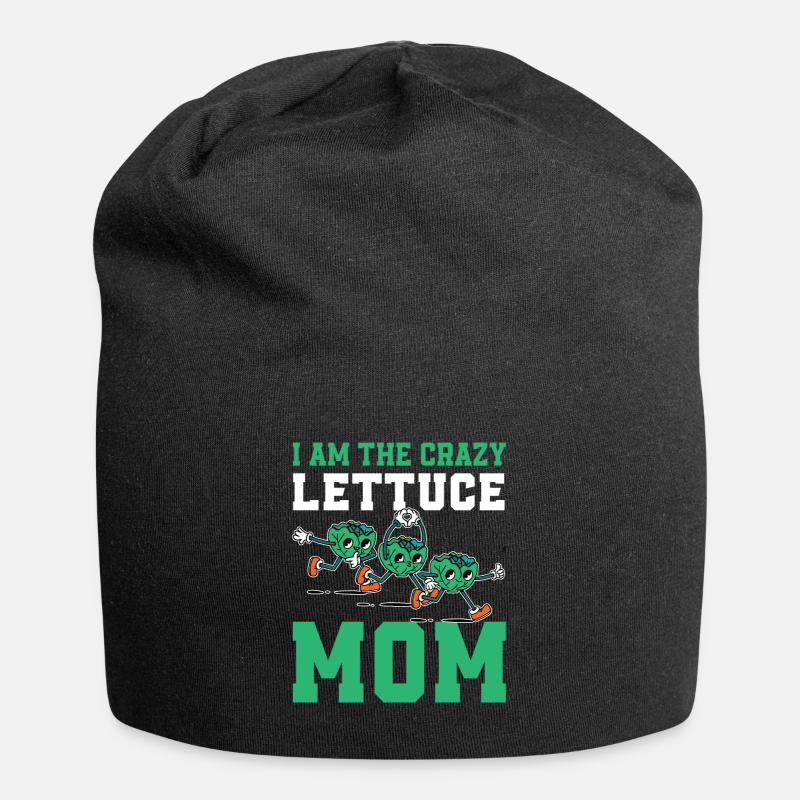 Kopfsalat Mama - Jersey-Beanie - Schwarz