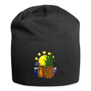 Ananas Hawaii Cadeau Fruits Fruits Ananas Fruit - Bonnet en jersey - noir - Devant
