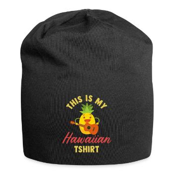 Ananas Tshirt Herren Kinder Damen Hawaii - Jersey-Beanie - Schwarz - Vorne