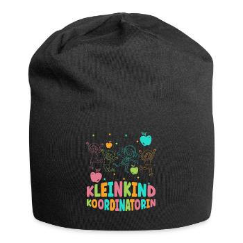 Erzieherin Kindergärtnerin Kindergarten - Jersey-Beanie - Schwarz - Vorne