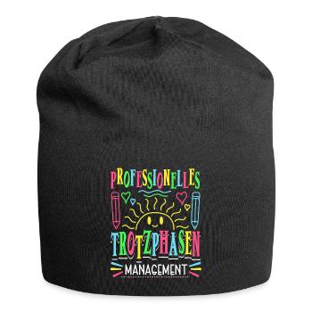 Erzieherin Lustig Kindergärtnerin - Jersey-Beanie - Schwarz - Vorne