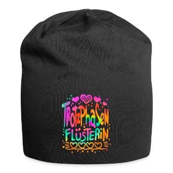 Erzieherin Lustig Kindergärtnerin - Jersey-Beanie - Schwarz - Vorne