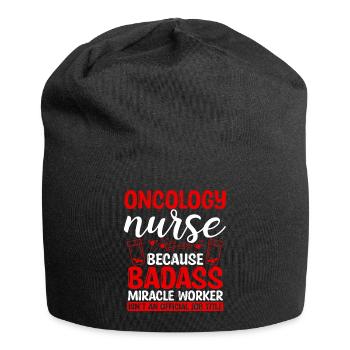 Oncology Nurse Miracle Worker Nursing Essentials - Jersey-Beanie - Schwarz - Vorne