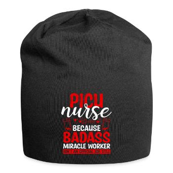 Picu Nurse Miracle Worker Nursing Essentials - Jersey-Beanie - Schwarz - Vorne