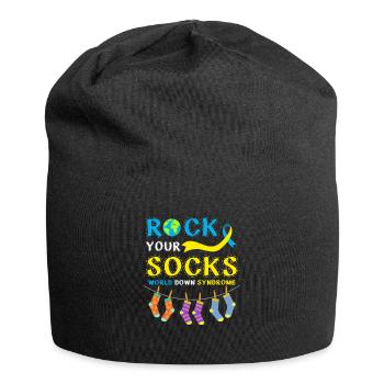 Rock Your Socks World Down Syndrome - Bonnet en jersey - noir - Devant