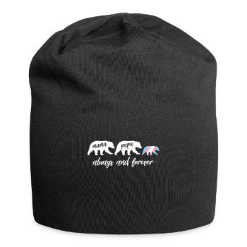 Transgender Mama Bär - LGBTQ Transgender - Jersey-Beanie - Schwarz - Vorne