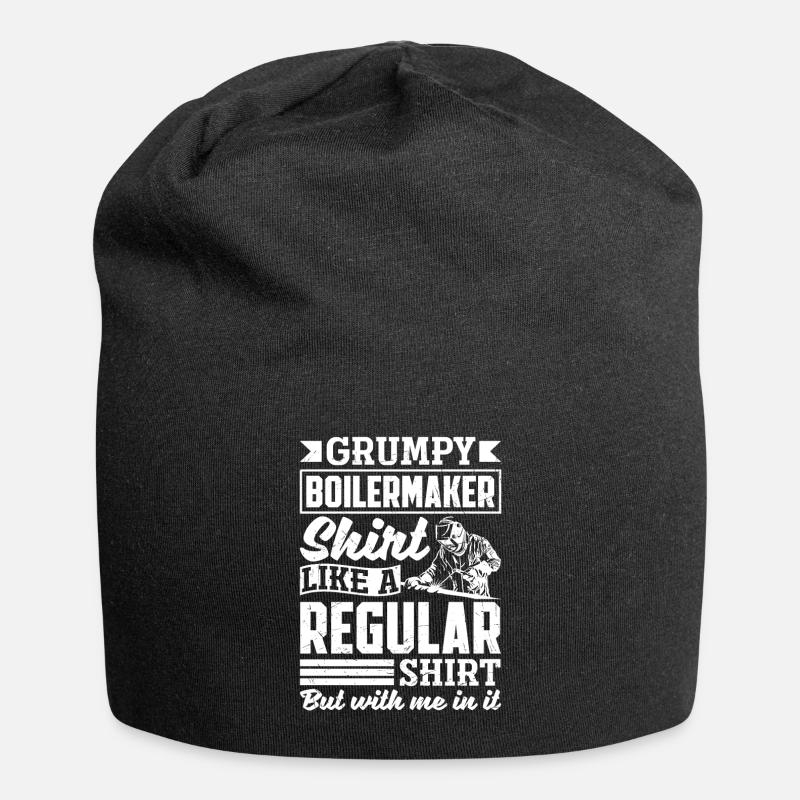 Chaudronnier Grumpy Chaudronnier - Bonnet en jersey - noir